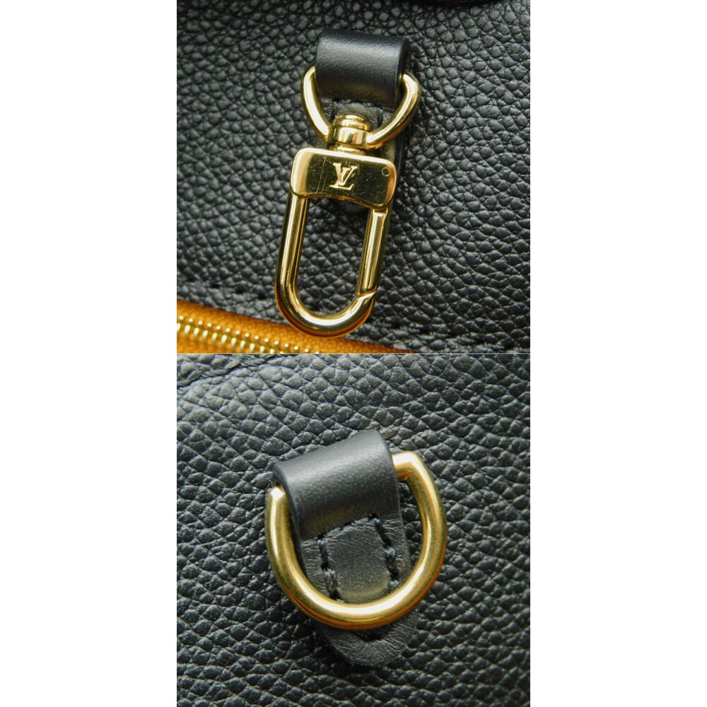 LOUIS VUITTON On the Go Tote Bag Black Noir Monogram Empreinte Leather Embossed - Picture 6 of 7